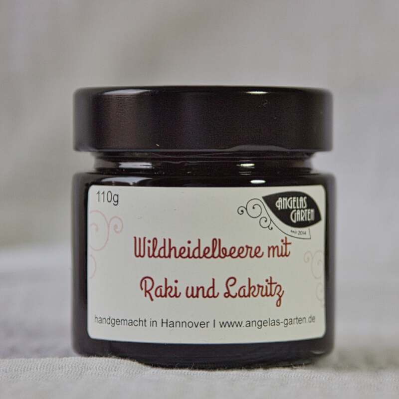 Wildheidelbeere mit Raki und Lakritz - ungewöhnlich aber ausgesprochen lecker