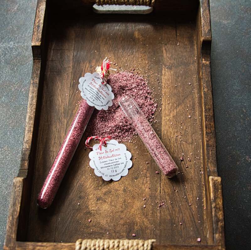 fleur de sel mit Hibiskus - vielseitig verwendbar