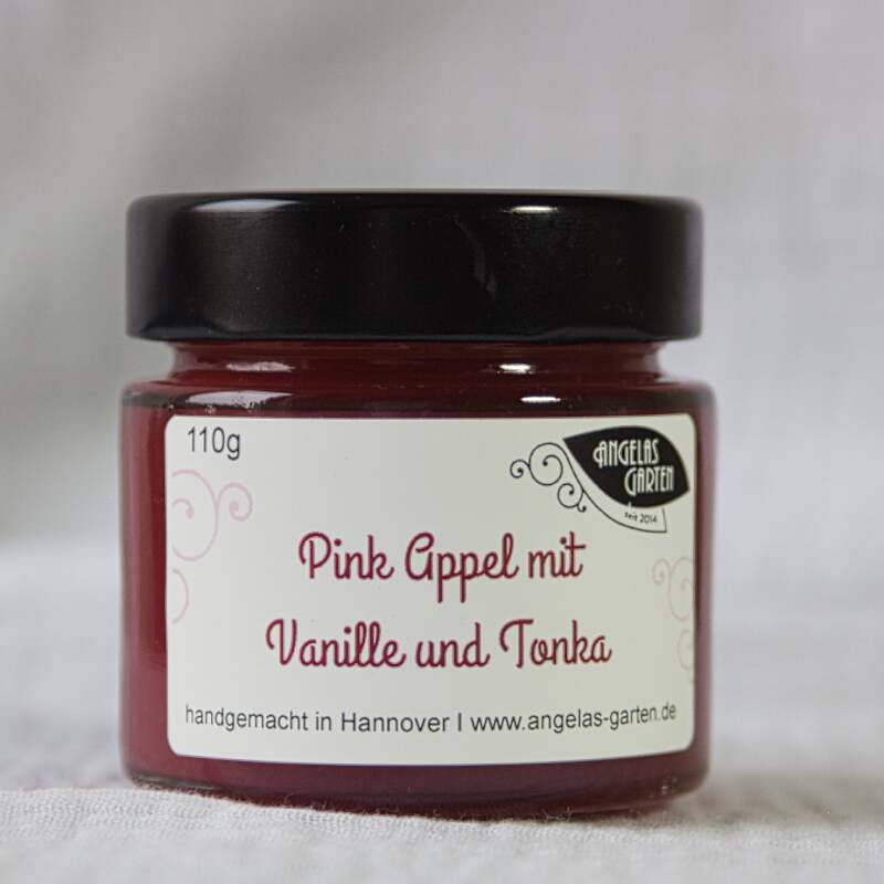Pink Apple mit Vanille und Tonkabohne - ein Hauch von Luxusapfelmus