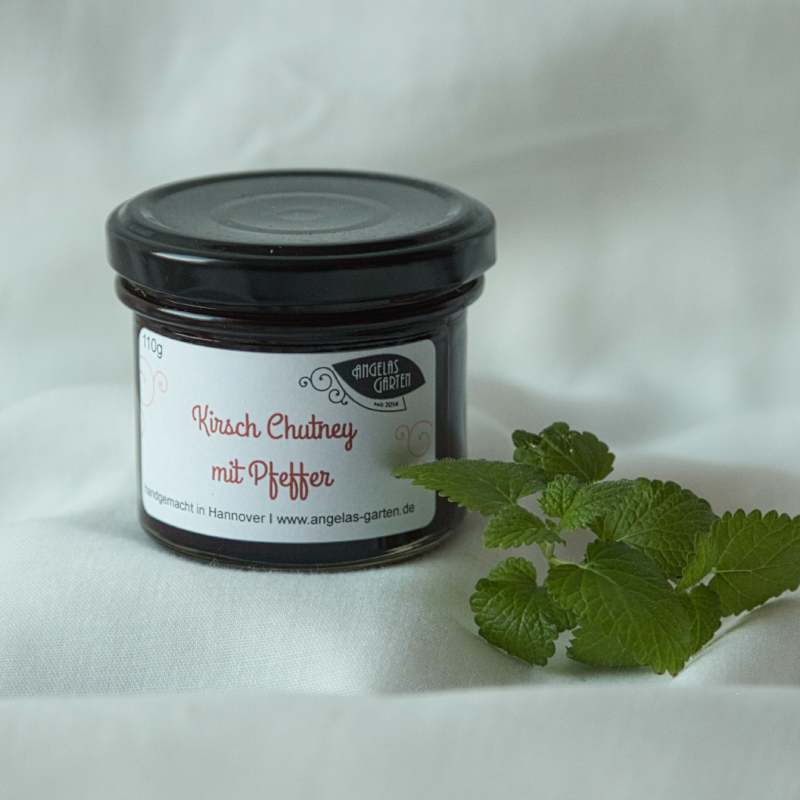 Kirsch Chutney  mit Pfeffer 110g Kirsch Chutney  mit Pfeffer 110g