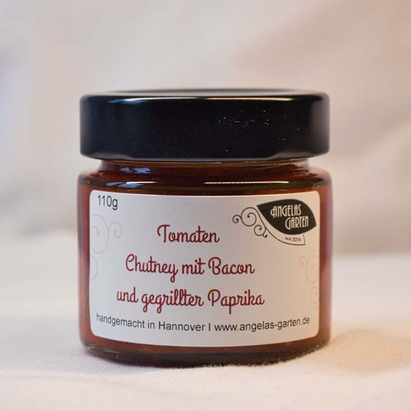 Tomate mit Bacon und gegrillter Paprika- eine Portion Nudeln und du bist glücklich