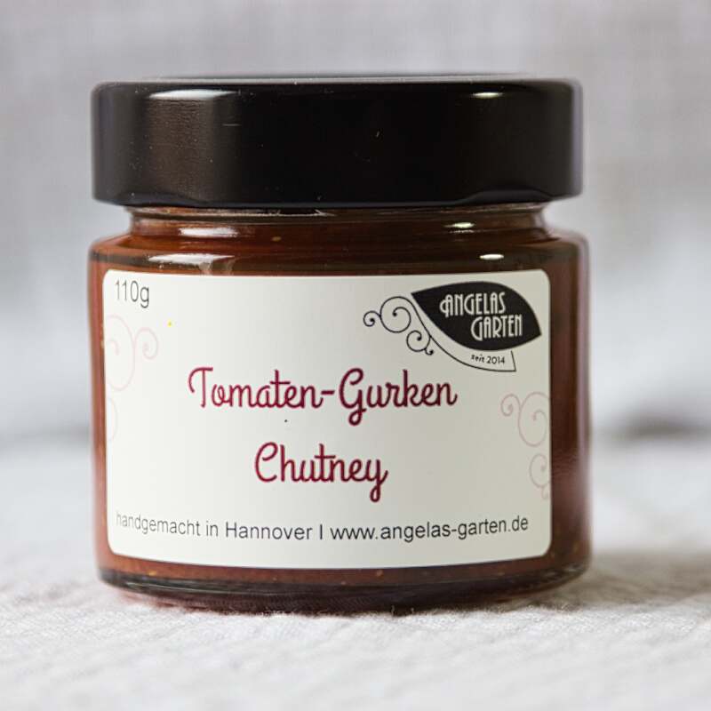 Tomate mit Salzgurke, ein sehr intensives Chutney