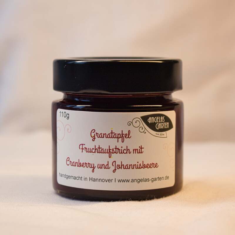 Granatapfel Fruchtaufstrich mit Cranbeery und Johannisbeere - fruchtig und lecker säuerlich