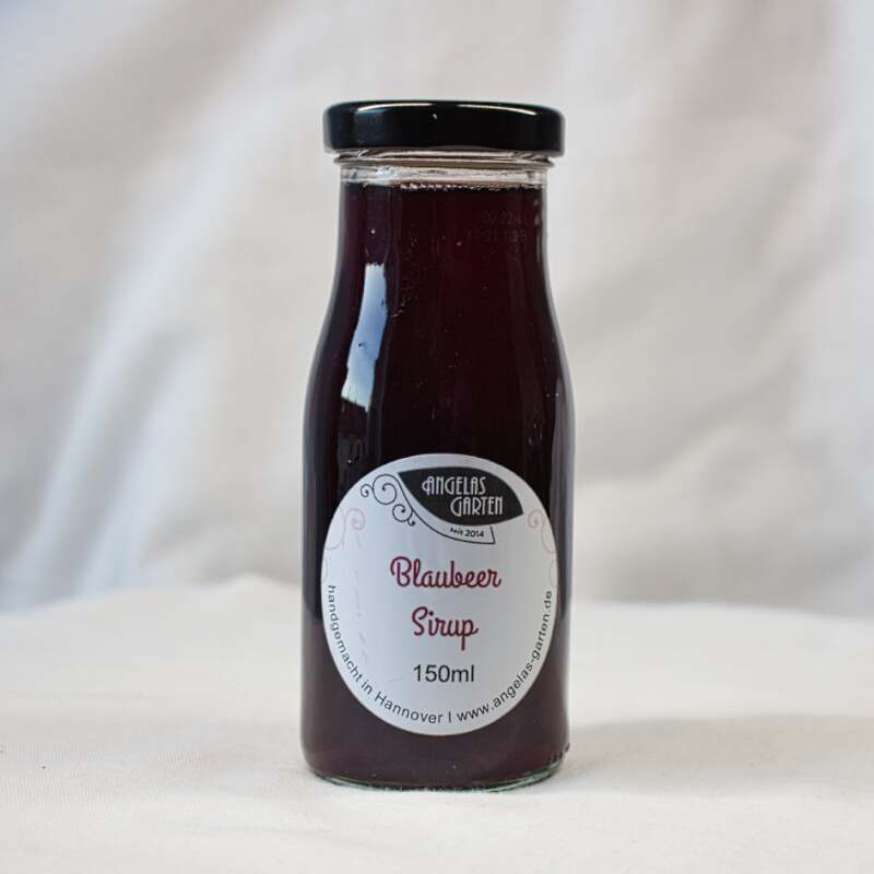 Blaubeer Fruchtsirup für die feine Küche