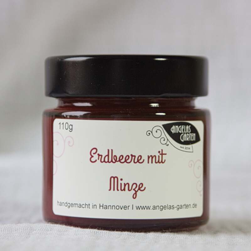 Erdbeer Fruchtaufstich mit Minze - fruchtig frisch und leicht