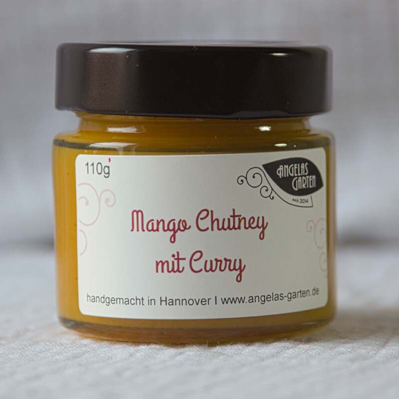 Mango Chutney mit Curry 110g Mango Chutney mit Curry, ein Klassiker der Orientalischen Küche